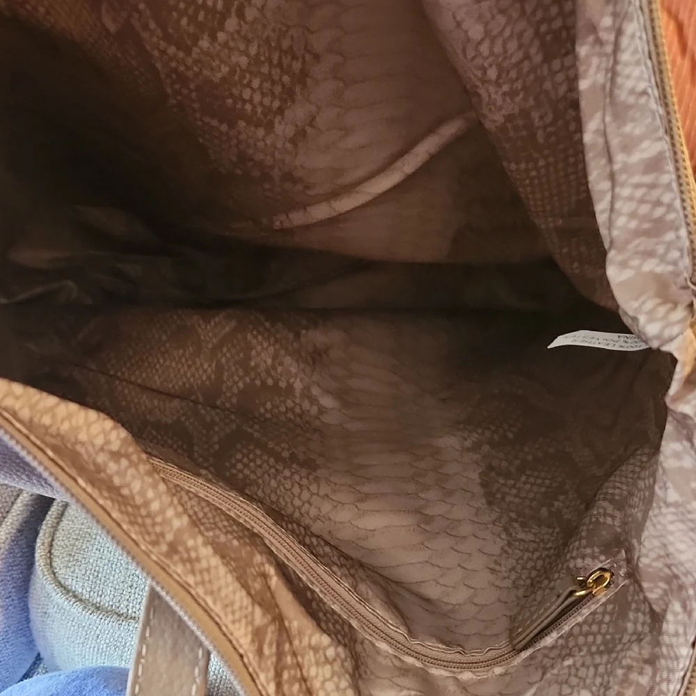 Joy Mangano Taupe Tote Bag - Picture 6 of 7